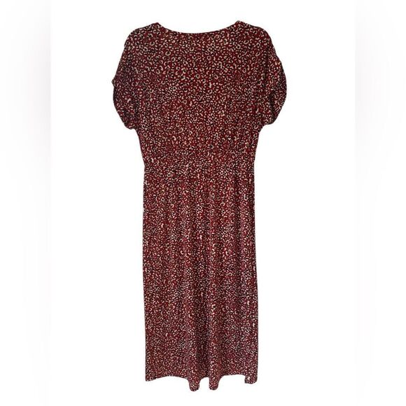 Boutique Floral Printed Wrap Style Dress Size Womens Large - Picture 4 of 10